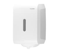 Dispensador de toallas y paños de limpieza, portabobinas interior Clear+ CWS, con desbobinado interior