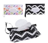 Dispensador de Toallitas,Dispensador Toallitas Bebe,Bolsa Toallitas Bebe Portátil,Bolsa para Toallitas,Bambebe Funda Humedas Toallitas Bebe,Viajes Bebe Mojado Tejido Caja