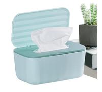 Dispensador de toallitas húmedas, caja de almacenamiento para toallitas húmedas con función de recarga para escritorio, caja de toallitas húmedas multifuncional a prueba de polvo para bebés para