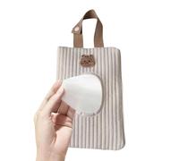 Dispensador de toallitas húmedas, calentador de toallitas portátil para bebé, soporte para pañales, bolsa de pañuelos recargable, antideslizante con una sola mano, fácil de abrir y cerrar