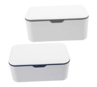 Dispensador de Toallitas Húmedas Ñiño Azul 2 Piezas Portátil Plástico | Previene Sequen, Uso Rápido y Sencillo, para Sillas de Comedor y Mesas