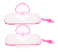 Dispensador de toallitas para bebés, 2 piezas de limpieza para bebés Case de viaje, caja de viaje portátil, dispensador de tejido húmedo recargable con mochila para el cochecito de la bolsa de pañale