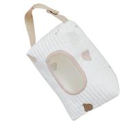 Dispensador de toallitas portátil, bonito soporte para toallitas para bebé, bolsa de pañales de gran capacidad, bolsa de toallitas húmedas recargable para viajes de padres