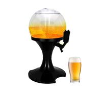 Dispensador de Torre de Cerveza 3.5L Dispensador de Bebidas Fría Esférica Con Grifo Dispensador de Jugo de Tubo de Hielo Contenedor Fiesta de Barbacoa Restaurante Bar Accesorios
