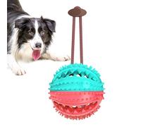 Dispensador de tratamiento de juguete para perros, juguetes para masticar perros - Perro suave resistente a mordeduras Feeder lento - Cachorro de cepillo de cuerda de alimentación para