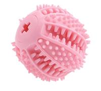 Dispensador de tratamiento para perros, bola de goma para mascotas, pluma de goma, bola de dientes de juguete para perros, no tóxica, resistente a las lágrimas, bola de juguete para dientes de