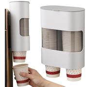 Dispensador de Vasos de Baño de Pared Gran Almacenamiento, Ahorro De