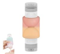 Dispensador de viaje 2 en 1, botella con bomba de viaje, botellas de tamaño de viaje, dispensador de botellas de bomba, dispensador de botellas a prueba de fugas, juego de recipientes de aseo