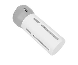 Dispensador de Viaje 4 en 1 para Ahorrar Espacio, Contenedor de Viaje Portátil a Prueba de Fugas de 40ml con Pegatina para Loción de champú (Gris)