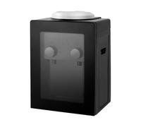 Dispensador eléctrico de agua fría/caliente de encimera, 220 V, 550 W, enfriador dispensador de agua, bandeja de recogida de agua extraíble, puerta antipolvo, para escritorios, mesitas de noche, mesas