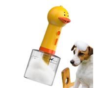 Dispensador eléctrico de champú para perros - Dispensador de jabón espumoso ABS de 23,1 x 8,3 cm, de burbujas recargable, herramienta de aseo automático para perros, gatos, conejos, baño