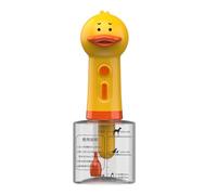 Dispensador eléctrico de espuma para perros, dispensador de jabón para baño de mascotas y limpieza de inodoros, dispensador de espuma recargable de pato de 400 ml para perros, dispensador de champú