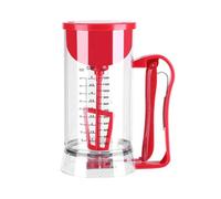 Dispensador eléctrico de masa de 1500 ml, mezclador de masa para panqueques y separador de masa para cupcakes con batería recargable sin cable, herramienta automática para hornear