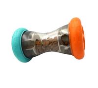 Dispensador interactivo de comida para perros, rompecabezas alimentadores con bola dispensadora de golosinas a prueba de fugas, fácil de limpiar, dispensador de golosinas de alimentación lenta