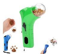 Dispensador interactivo de golosinas para gatos y lanzador de entrenamiento para perros, juego de rompecabezas de alimentación de mascotas para jugar en interiores y exteriores, estimulación mental