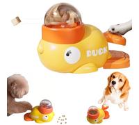 Dispensador interactivo de golosinas para perros, comedero de rompecabezas para perros, comedero para mascotas de pato para una alimentación saludable, dispensador interactivo de golosinas para perros