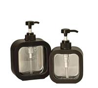 Dispensador Jabon 1 PC 300ml/500ml Bathroom Soap Dispenser Refillable Lotion Shampoo Shower Gel Holder Portable(1 Piece White 300ml)
