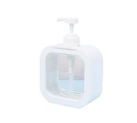 Dispensador Jabon 300/500Ml Kitchen Liquid Soap Dispenser Empty Pump Shampoo Bottle Dish Container Bathroom Shower(500ml White)