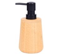 Dispensador jabon Cocina de 250ml, dosificador jabon Cocina para lavaplatos de Madera de bambú, dispensador jabon baño Elegante y Moderno para Gel, dosificador jabon baño