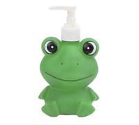 Dispensador jabon Infantil para niños, Dosificador de jabon de 300ml, Botella jabón con Forma de animalito, jabón líquido, champú, lociones Ideal para Usar en el baño o Cocina (Ranita)