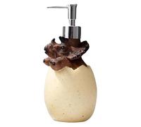 Dispensador jabon Infantil para niños, Dosificador de jabon de 300ml, Botella jabón con Forma de Dinosaurio Triceratops para jabón líquido, champú, lociones idel para Usar en el baño o Cocina