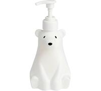 Dispensador jabon Infantil para niños, Dosificador de jabon simpático, Botella jabón con Forma de Osito Polar jabón líquido, champú, lociones idel para Usar en el baño o Cocina (Osito 300ml)