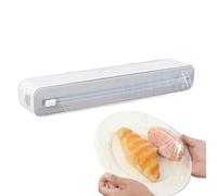 Dispensador magnético de papel de aluminio, de corte recargable que ahorra espacio, dispensador de envoltura de aluminio para cocina, , gabinete, pared, despensa, almacenamiento de