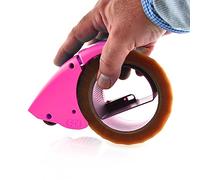 Dispensador Manual de Cinta de Embalaje (válido para todo tipo de cintas) -Ref. 0522 - Ergonómico y reduce un 50% el esfuerzo - by Office Box (Fucsia)