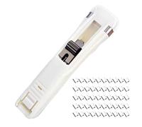 Dispensador Manual De Clips De Papel | Clip reutilizable para encuadernar documentos,Grapadora De Pinzas A Presión,Para Oficina Escuela Aula Trabajo Grapado Archivado Viajes Organización