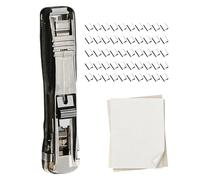 Dispensador Manual De Clips De Papel | Clip reutilizable para encuadernar documentos - Set grapadora recargable para oficina - Para Oficina Escuela Aula Trabajo Grapado Archivado Viajes Organización