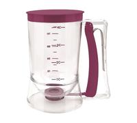 Dispensador manual de masa de 900 ml, dispensador de masa para panqueques, dispensador de masa para gofres, magdalenas, panqueques, dispensador de embudo manual de crepes, herramienta esencial para