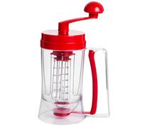 Dispensador manual de masa de 900 ml, dispensador de masa para panqueques, dispensador de masa para gofres, magdalenas, panqueques, dispensador de embudo manual de crepes, herramienta esencial para