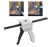 Dispensador manual de pegamento AB mezclado ergonómico diseño de varilla de empuje para proyectos de manualidades de reparación de sellado 1:1 2:1