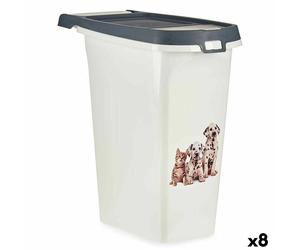 Dispensador Mascow Antracita 10 L Mascotas (8 Unidades)