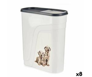 Dispensador Mascow Antracita 4 L Mascotas (8 Unidades)