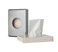 Dispensador Medi-Inn para bolsas higiénicas Dispensador de bolsas higiénicas Caja de bolsas higiénicas (1 caja cromada + 30 bolsas higiénicas)