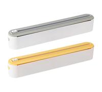 Dispensador Papel Aluminio Y Film Magnetico, Dispensador con Cortador De Film, Ajustable De 15 A 30 Cm, Fácil De Instalar Y Ahorra Espacio, para Cortar Papel De Aluminio, Papels para Hornear