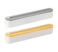 Dispensador Papel Aluminio Y Film Magnetico, Dispensador con Cortador De Film, Ajustable De 15 A 30 Cm, Fácil De Instalar Y Ahorra Espacio, para Cortar Papel De Aluminio, Papels para Hornear