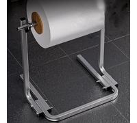 Dispensador Papel Film Cojín de Burbujas Soporte de Embalaje, Ajustable Papel Kraft & EPE Estante de Espuma para Estaciones de Envío Espacio de Trabajo Eficiente(Within 30cm)