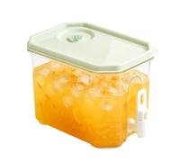 Dispensador para Bebidas De Vidrio 3,5L Jarra Antifugas Cold Brew con Grifo