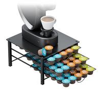 Dispensador para Cápsulas Dolce Gusto, Cajón para 90 Cápsulas, 3 Niveles, Portacápsulas con Patas Antideslizantes y Deslizamiento Silencioso