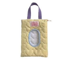 Dispensador para toallitas húmedas - Algodón 23 x 17 cm | Bolsa acolchada dispensador de toallas de viaje con porta toallas, húmedas, para baño, coche, viaje diario, aseo, desplazamiento, ca