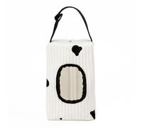 Dispensador portátil de toallitas húmedas con correa para colgar, bolsa de pañales recargable, ligero para viajes y cuidado del bebé, Black, 480.00x260.00x220.00mm/18.9x10.24x8.66inch, Clásico