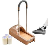 Dispensador portátil de zapatos con reposabrazos, fácil protección higiénica para el hogar, fábrica, laboratorio, oficina