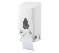 Dispensador PQDuo para 2 Rollos Papel higiénico Giratorios Plástico