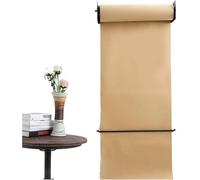 Dispensador y cortador de papel - Soporte de rollo de montaje en pared para cocina, cafetería, tienda de ropa, tablero de mensajes y escritura de notas