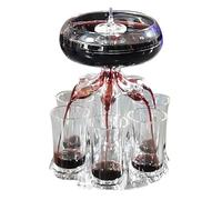Dispensador y soporte para seis vasos de chupito, dispensador de alcohol, dispensador de licor y soporte, accesorios de bar para el hogar, club, hogar, bar, cóctel