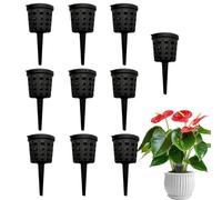 dispensadora para nutrientes de jardín - Porta pellets de disolución lenta de diez piezas de PP 5x2 cm, organizador para pienso para suelo | para potenciar la flora en maceta de interior, s