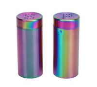 Dispensadores de condimentos de acero inoxidable 304, coctelera de cocina de Metal con sello hermético para cocinar y hornear, 2 uds