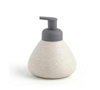 Dispensadores de jabón para encimeras Dispensador de jabón Manos cerámica nórdico Alta Gama, Botella loción Espuma Ligera Viaje Artículos de baño(Beige)